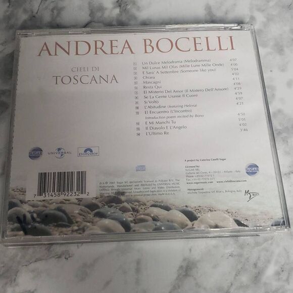 Andrea Bocelli Toscana CD - Picture 4 of 10